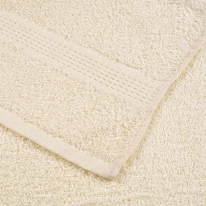 Douchehanddoeken 10 st 70x140 cm 360 g/m² 100% katoen crème