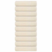 Badhanddoeken 10 st 100x150 cm crème 360 g/m²