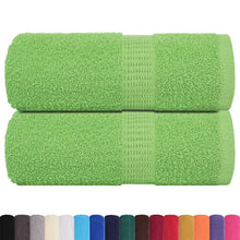 Zeepdoekjes 2 st 30x30 cm 360 g/m² 100% katoen appelgroen
