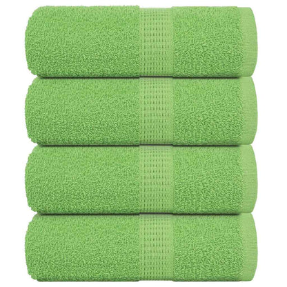 Zeepdoekjes 4 st 30x30 cm 360 g/m² 100% katoen appelgroen