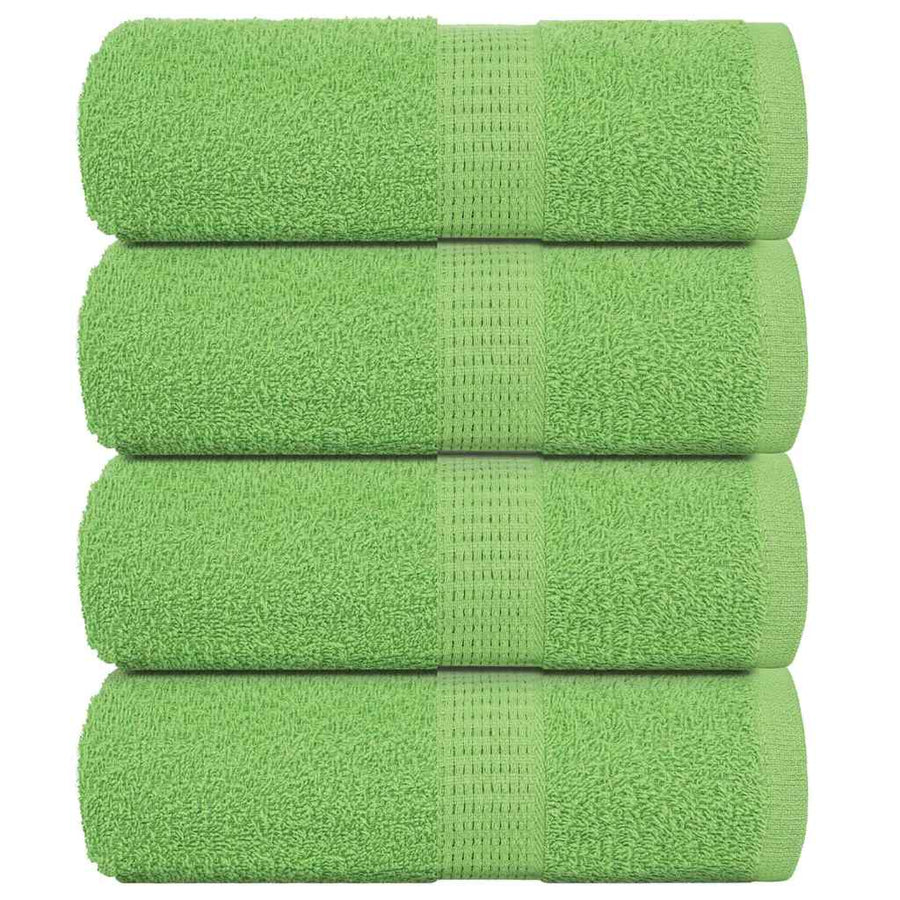 Zeepdoekjes 4 st 30x30 cm 360 g/m² 100% katoen appelgroen