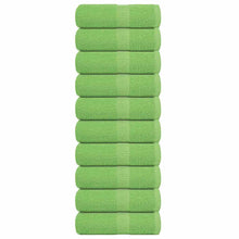 Zeepdoekjes 10 st 30x30 cm 360 g/m² 100% katoen appelgroen