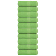 Gastendoekjes 10 st 30x50 cm appelgroen 360 g/m²