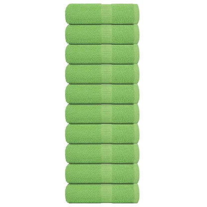 Gastendoekjes 10 st 360 g/m² 360 g/m² 100% katoen appelgroen