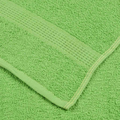 Handdoeken 10 st 50x100 cm 360 g/m² 100% katoen appelgroen