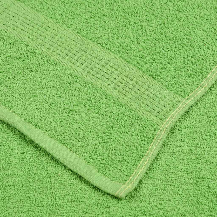 Handdoeken 10 st 50x100 cm 360 g/m² 100% katoen appelgroen