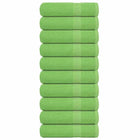 Douchehanddoeken 70x140 cm 10 st appelgroen