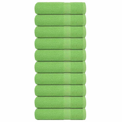 Douchehanddoeken FROGN 10 st 70x140 cm 360 g/m² appelgroen