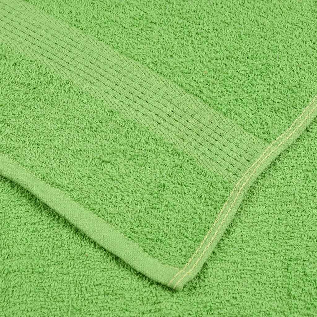 Douchehanddoeken FROGN 10 st 70x140 cm 360 g/m² appelgroen