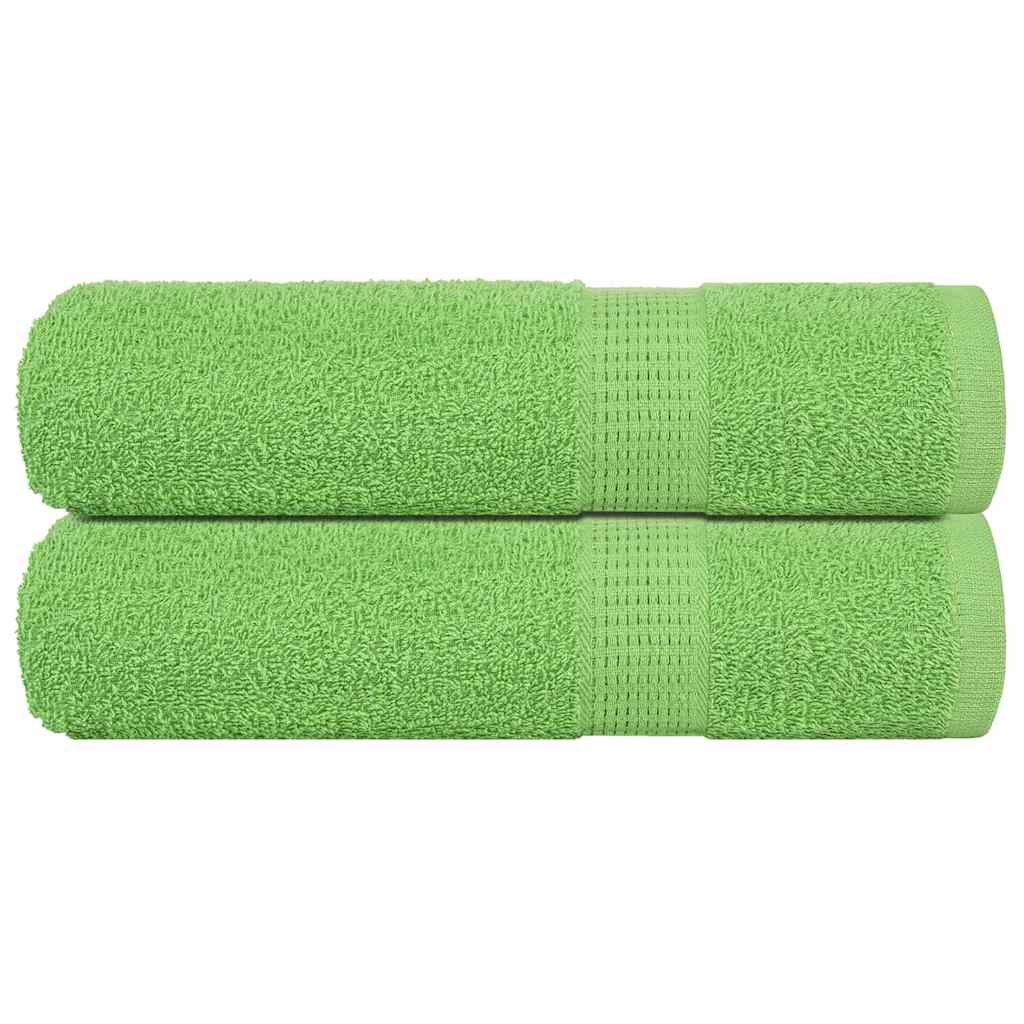 Badhanddoeken FROGN 2 st 100x150 cm 360 g/m² appelgroen