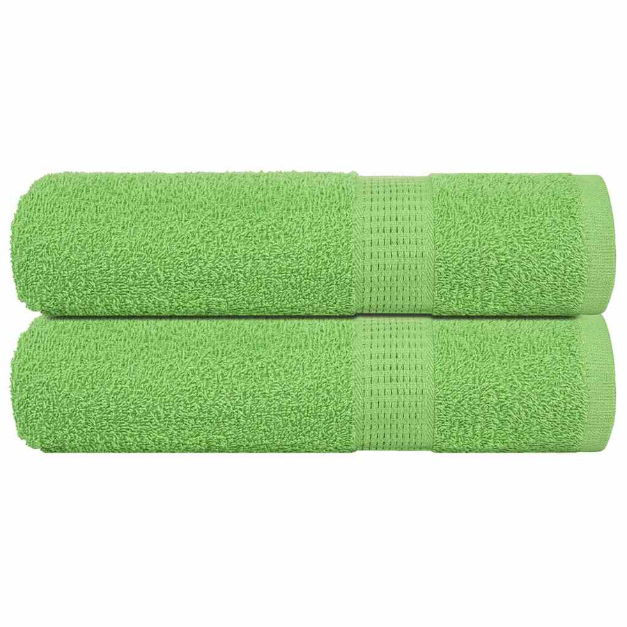 Badhanddoeken FROGN 2 st 100x150 cm 360 g/m² appelgroen