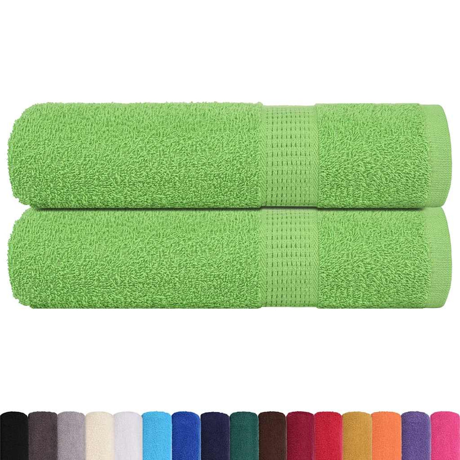 Badhanddoeken FROGN 2 st 100x150 cm 360 g/m² appelgroen