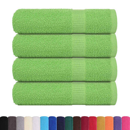 Badhanddoeken FROGN 4 st 100x150 cm 360 g/m² appelgroen