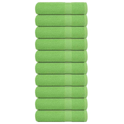 Badhanddoeken 10 st 100x150 cm 360 g/m² 100% katoen appelgroen