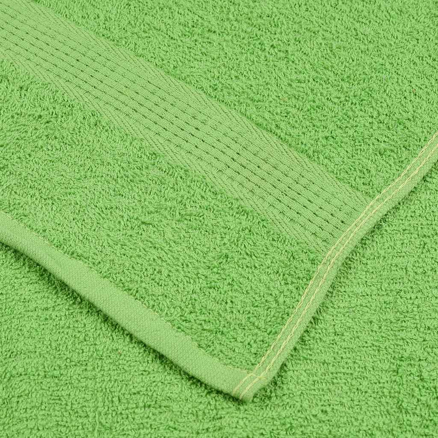 Saunahanddoeken 2 st 80x200 cm 360 g/m² 100% katoen appelgroen