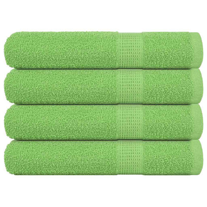 Handdoeken FROGN 4 st 100x200 cm 360 g/m² appelgroen