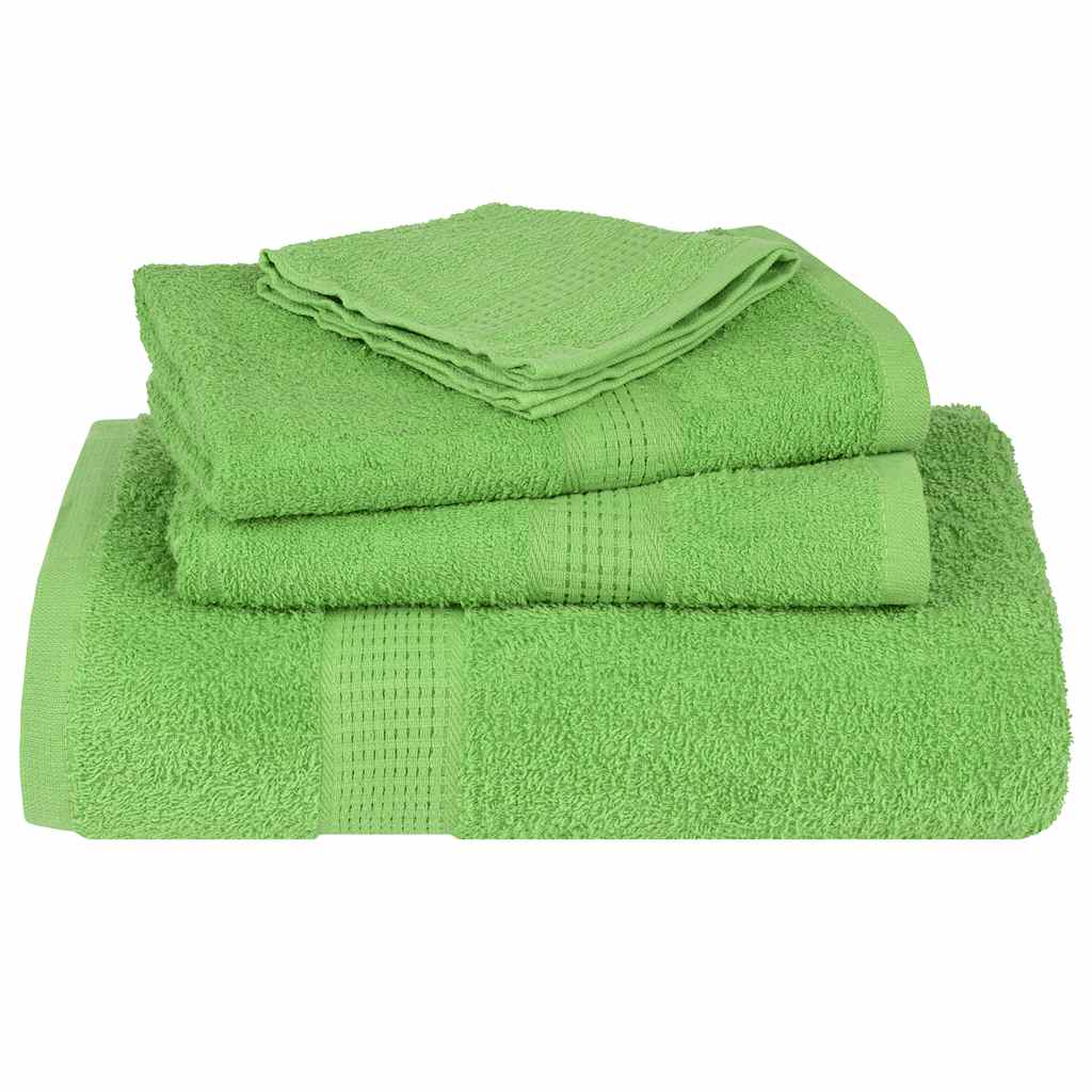 Handdoeken FROGN 4 st 100x200 cm 360 g/m² appelgroen