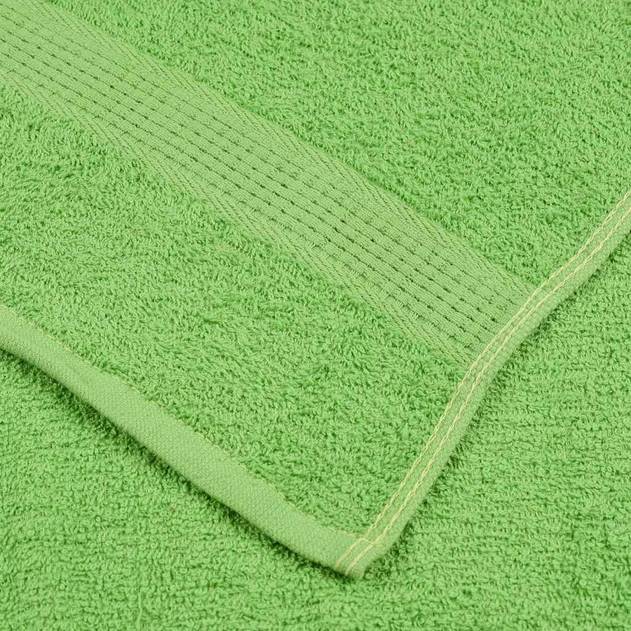 Handdoeken 10 st 100x200 cm 360 g/m² 100% katoen appelgroen