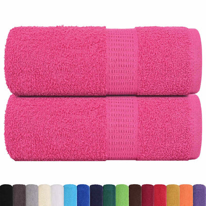 Zeepdoekjes 2 st 30x30 cm 360 g/m² 100% katoen roze