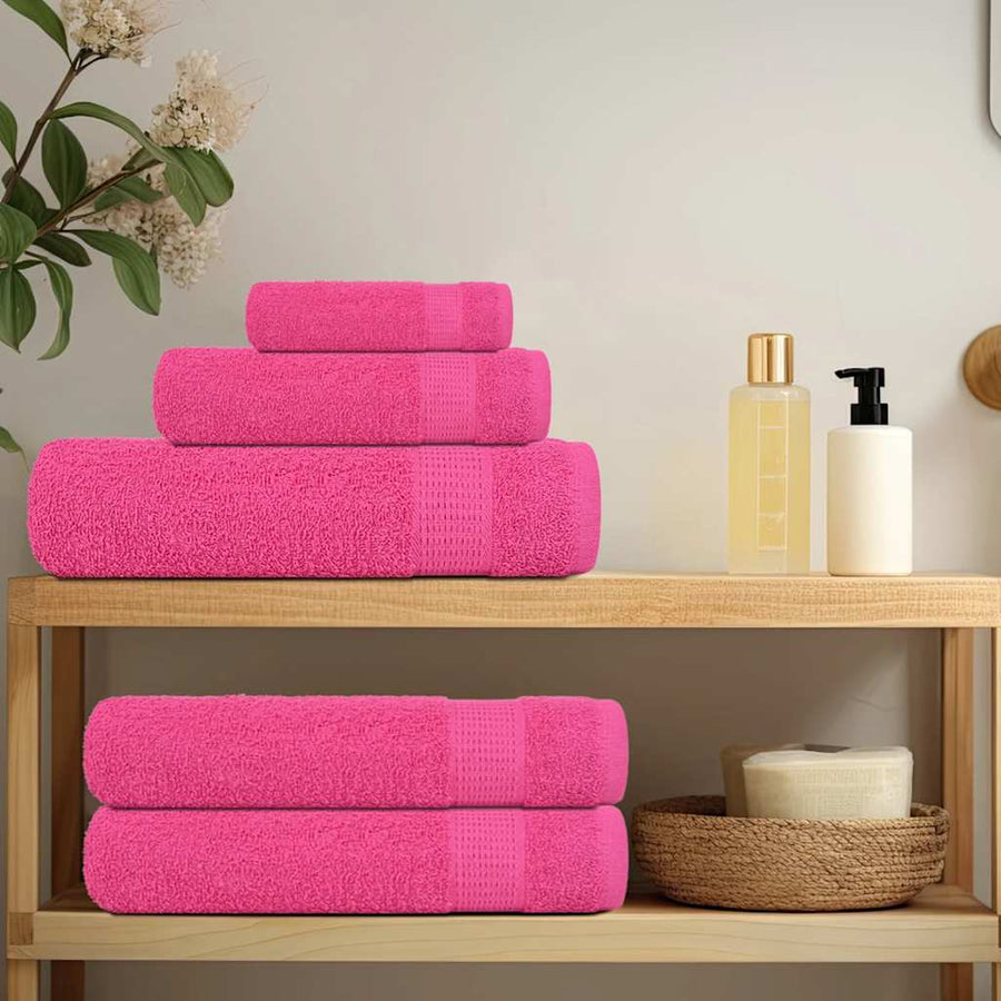 Zeepdoekjes 10 st 30x30 cm 360 g/m² 100% katoen roze