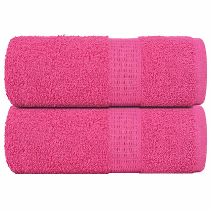 Gastendoekjes 2 st 30x50 cm 360 g/m² 100% katoen roze