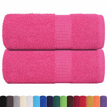 Gastendoekjes 2 st 30x50 cm 360 g/m² 100% katoen roze