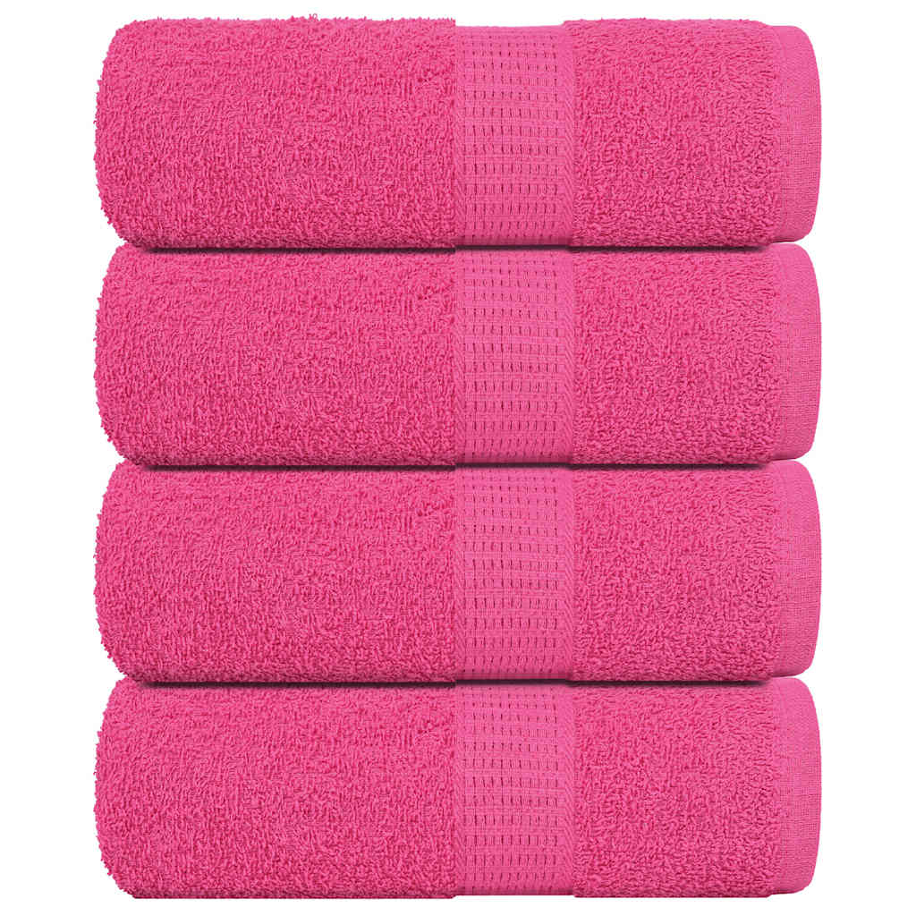 Gastendoekjes 4 st 30x50 cm 360 g/m² 100% katoen roze