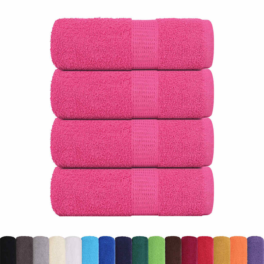 Gastendoekjes 4 st 30x50 cm 360 g/m² 100% katoen roze