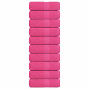 Gastendoekjes 10 st 30x50 cm katoen roze
