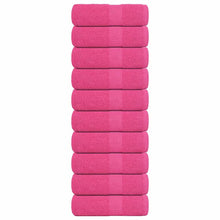 Gastendoekjes 10 st 30x50 cm 360 g/m² 100% katoen roze