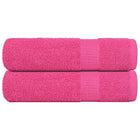 Towels FROGN 2 pcs 50x100 cm 360 g/m² pink