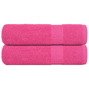 Towels FROGN 2 pcs 50x100 cm 360 g/m² pink
