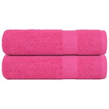 Handdoeken 2 st 50x100 cm 360 g/m² 100% katoen roze