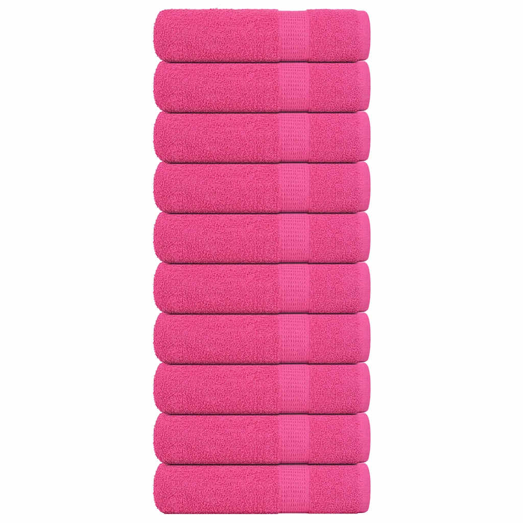 Handdoeken FROGN 10 st 50x100 cm 360 g/m² roze