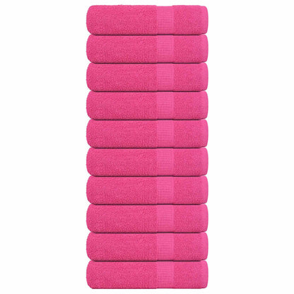 Handdoeken FROGN 10 st 50x100 cm 360 g/m² roze