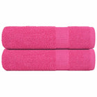 Shower towels FROGN 2 pcs 70x140 cm 360 g/m² pink