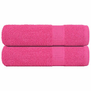 Shower towels FROGN 2 pcs 70x140 cm 360 g/m² pink