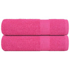 Bath towels FROGN 2 pcs 100x150 cm 360 gsm pink