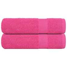 Badhanddoeken 2 st 100x150 cm 360 g/m² 100% katoen roze