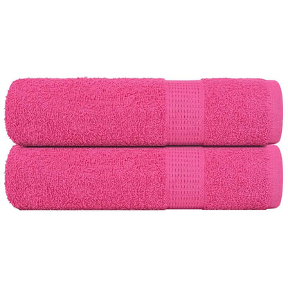 Badhanddoeken 2 st 100x150 cm 360 g/m² 100% katoen roze