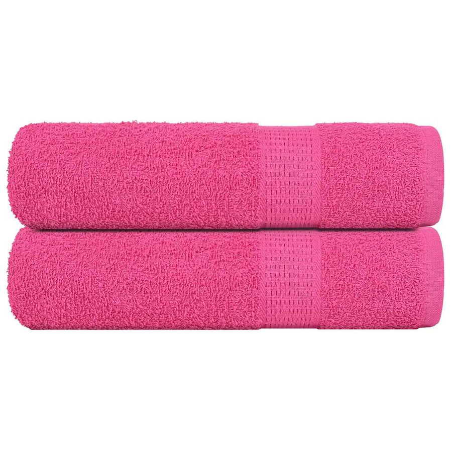 Badhanddoeken 2 st 100x150 cm 360 g/m² 100% katoen roze