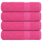 Badhanddoeken FROGN 100x150 cm roze (4 stuks)