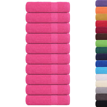 Badhanddoeken 10 st 100x150 cm 360 g/m² 100% katoen roze