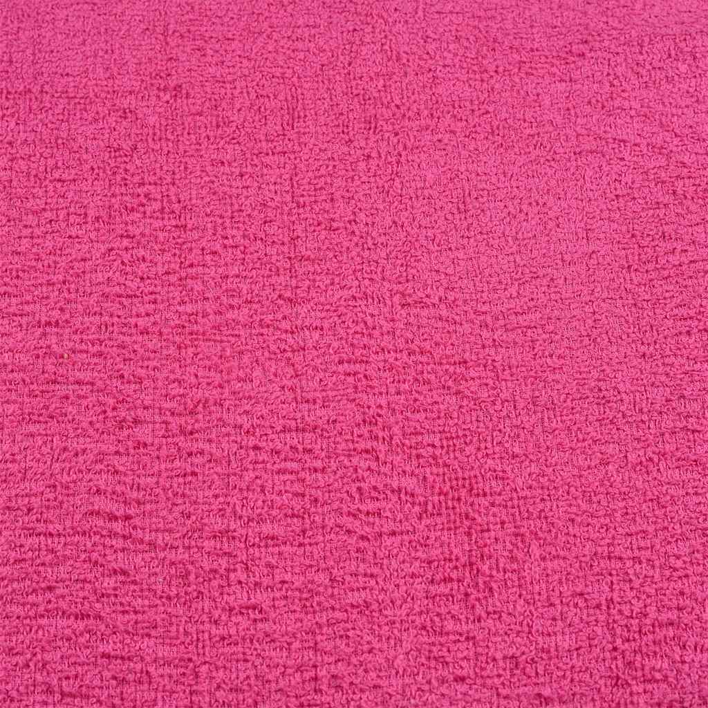 Saunahanddoeken 4 st 80x200 cm 360 g/m² 100% katoen roze