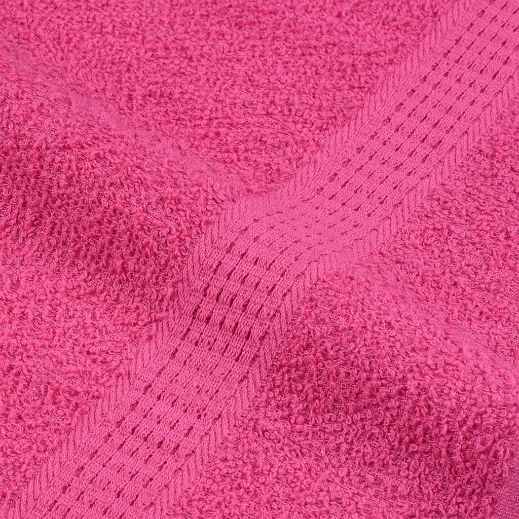 Saunahanddoeken 10 st 80x200 cm 360 g/m² 100% katoen roze