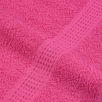 Saunahanddoeken 10 st 80x200 cm 360 g/m² 100% katoen roze