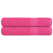 Towels FROGN 2 pcs 100x200 cm 360 g/m² pink