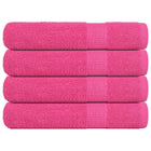 Towels FROGN 4 pcs 100x200 cm 360 g/m² pink