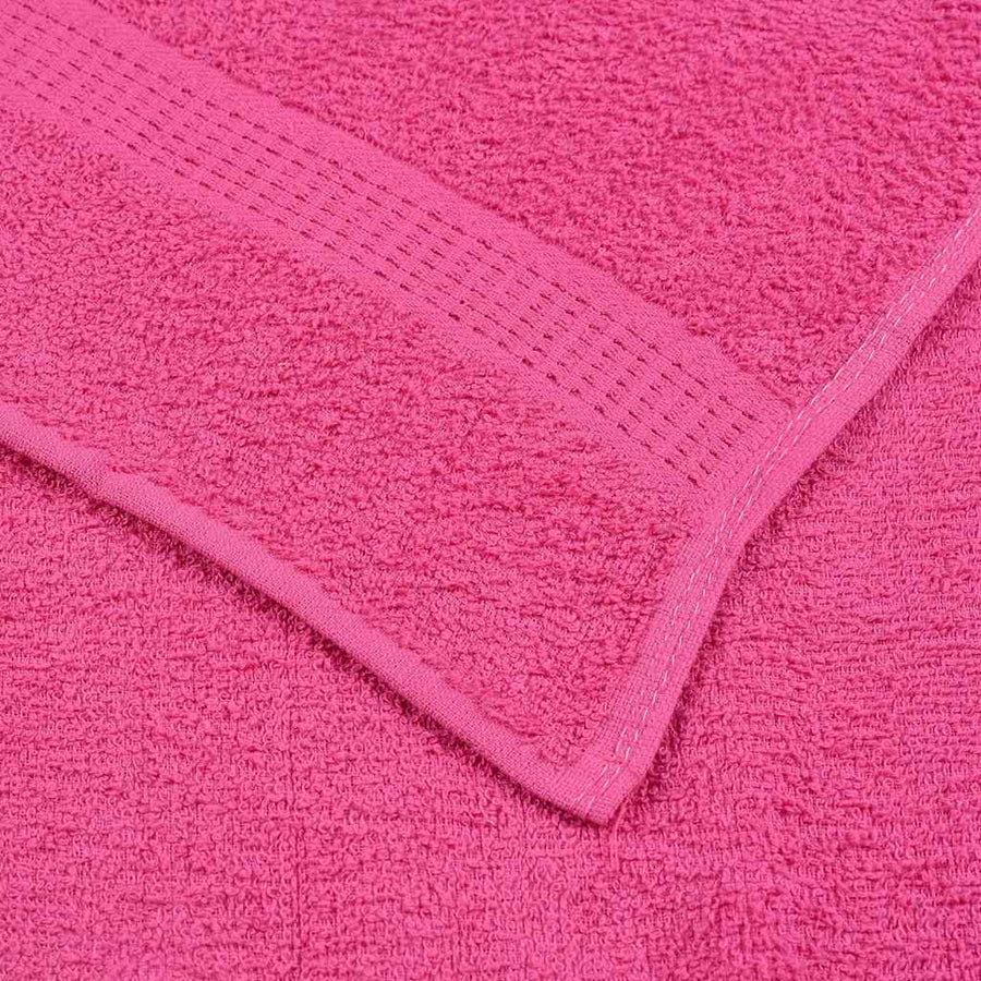 Handdoeken 4 st 100x200 cm 360 g/m² 100% katoen roze