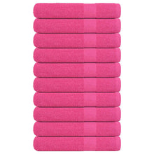Handdoeken 10 st 100x200 cm 360 g/m² 100% katoen roze